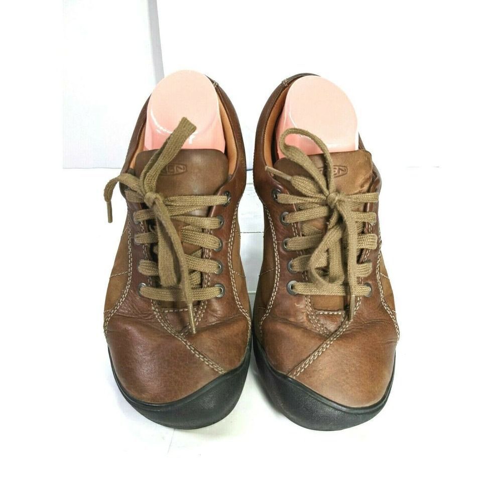 Keen Women’s Size 10 US Presidio Hiking Shoe Bootie Walking Brown Tan Lace Up - Picture 9 of 12